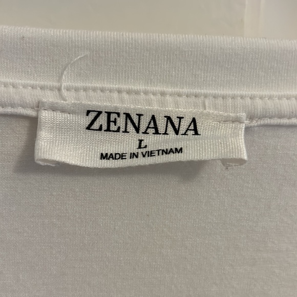 Zenana Short sleeve, V-neck T-shirt - Picture 2 of 6